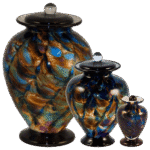 Hand-blown Glass Urns