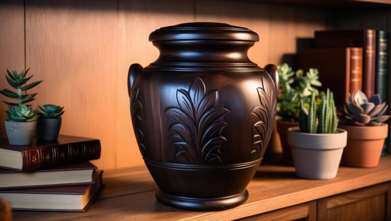 Wooden Urn