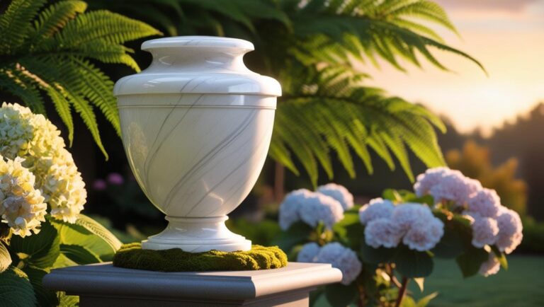 Marble urn