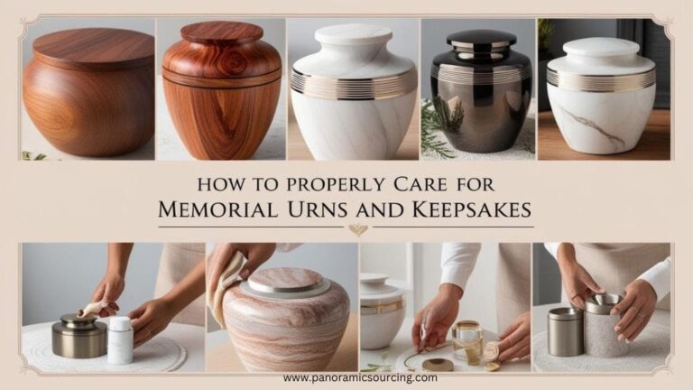 Properly Care for Memorial Urns and Keepsakes