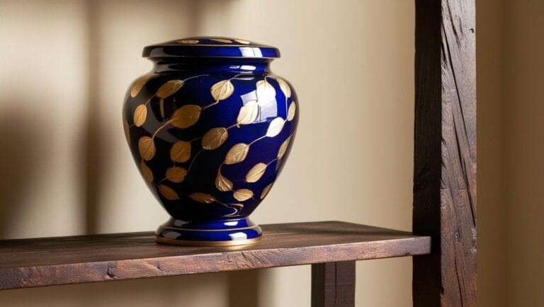 Glazed Ceremic Urn