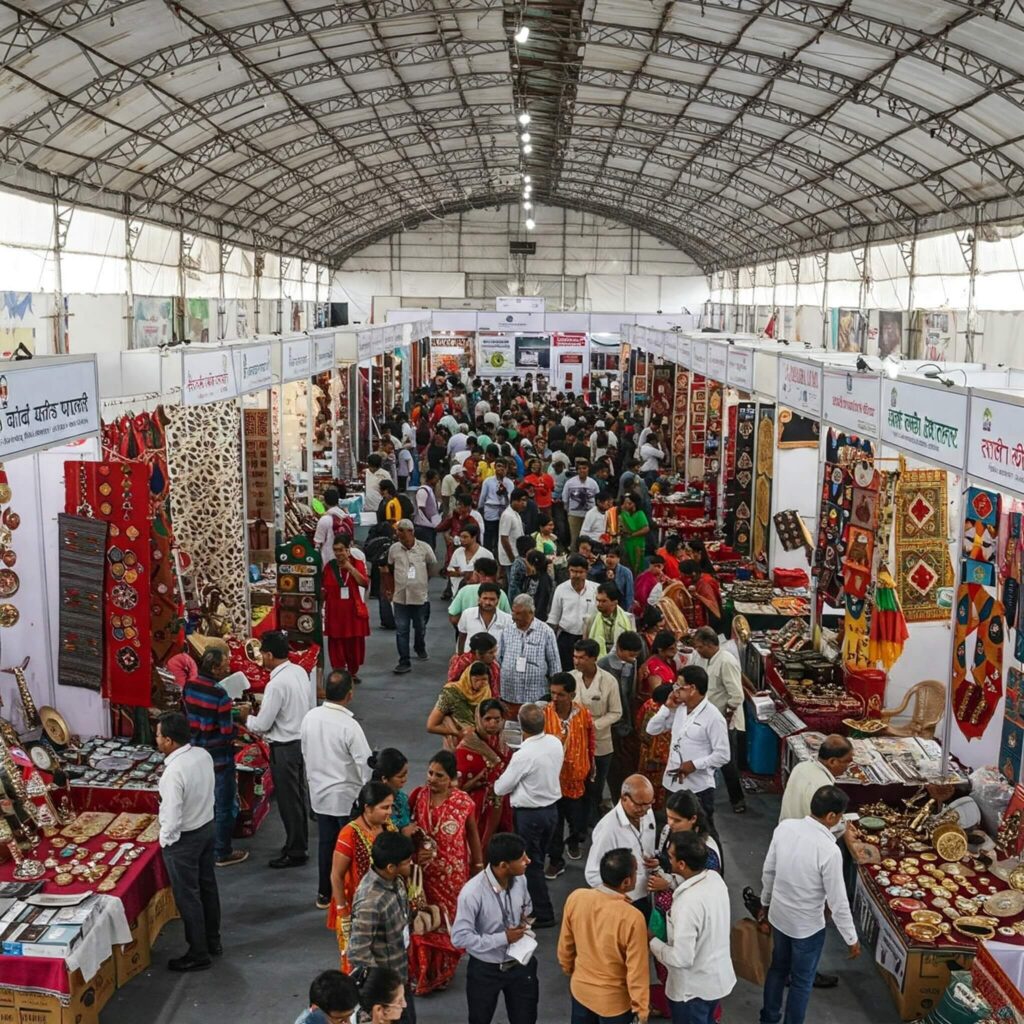 indian trade fair exhibition photo