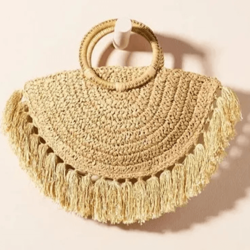 fashion raffia bags