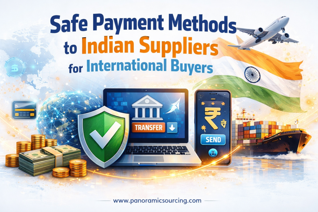 Safe payment methods to Indian suppliers
