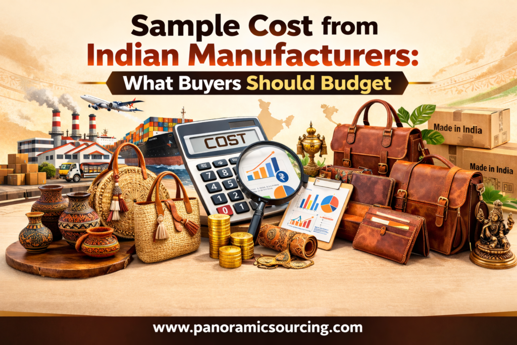 Sample cost from Indian manufacturers