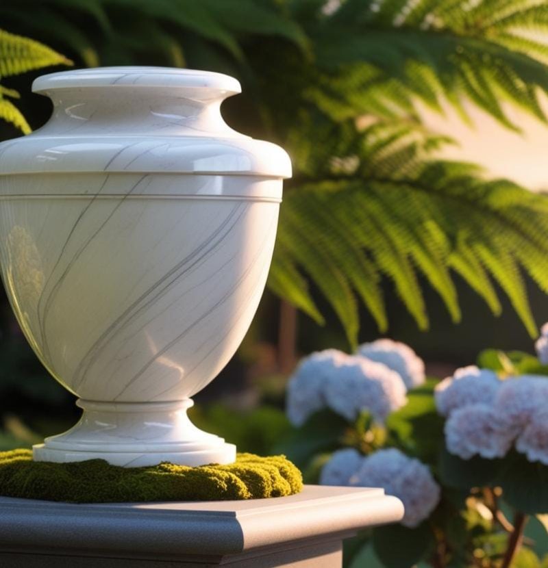 Marble urn